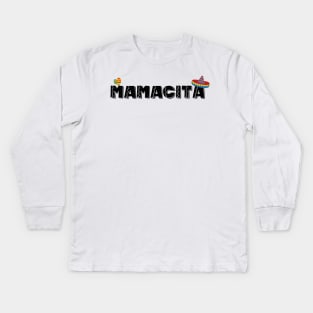 Mamacita - 5 Cinco de Mayo Holiday Gift Kids Long Sleeve T-Shirt